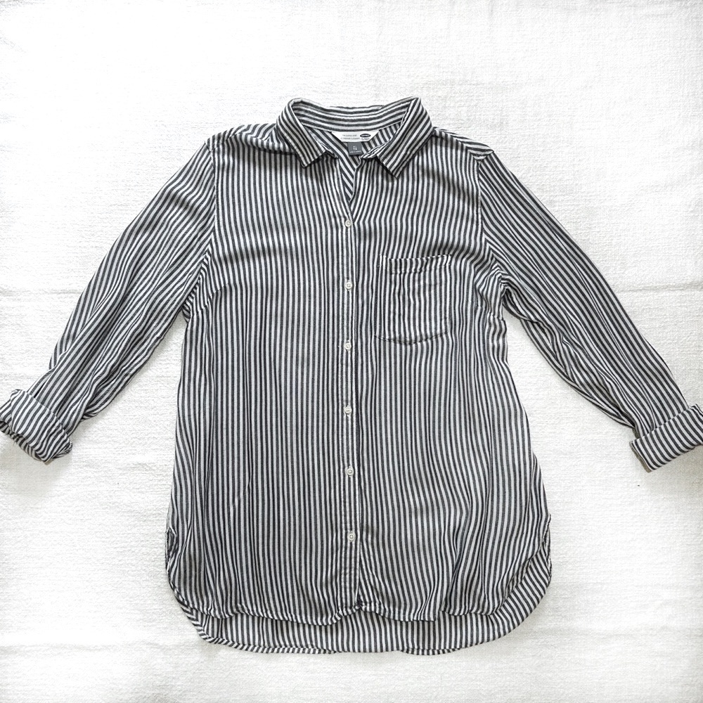 Super Soft Old Navy Classic Striped Women's XL Shirt